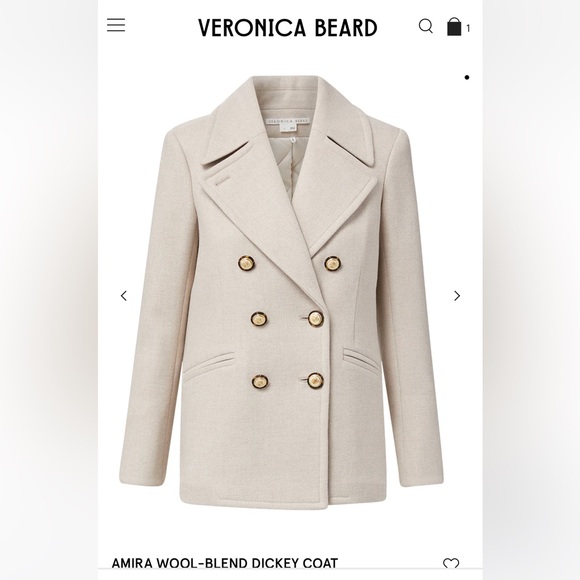 Veronica Beard Amira Dickey Wool-Blend Blazer - Picture 6 of 16